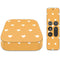 Yellow and White Hearts Apple TV Skin